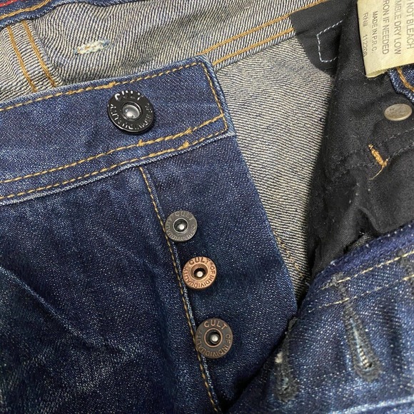 Cult of Individuality Jeans Men's 30x26‎ Trysten Bootcut Button Fly Distressed - Picture 10 of 16